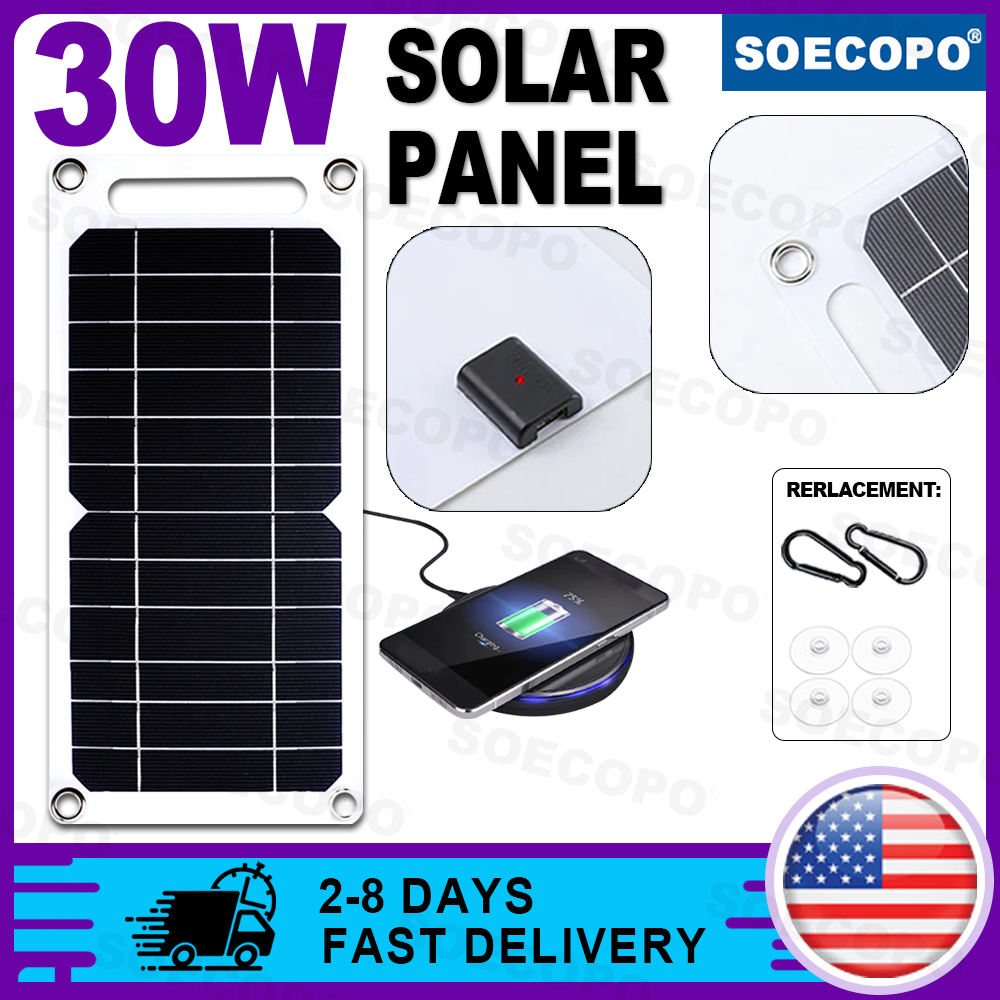 Phone Accessories Warehouse - SOECOPO Kit de Panel Solar Flexible