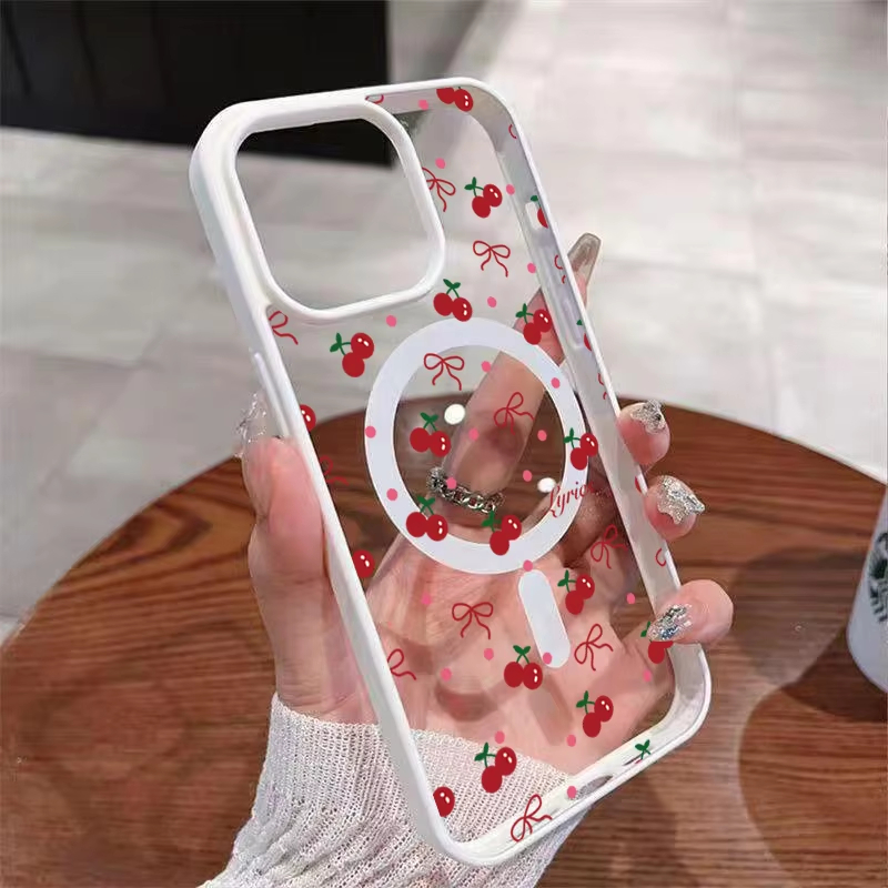 Magnetic Phone Case - Funda Magnética Transparente Rígida con Estampado
