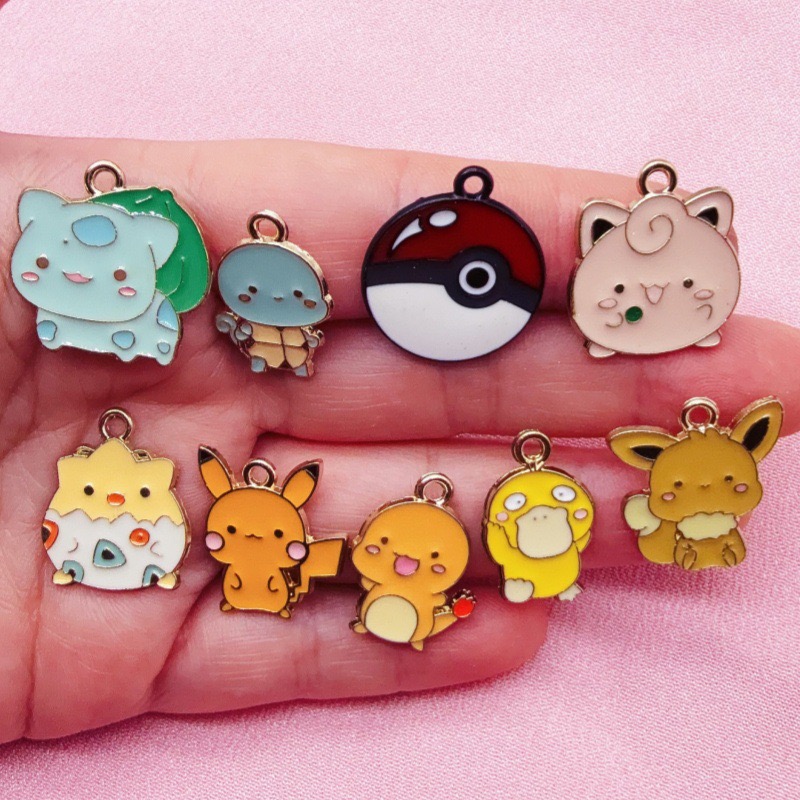 Phone Accessories Keychain - 10 piezas de accesorios de joyería