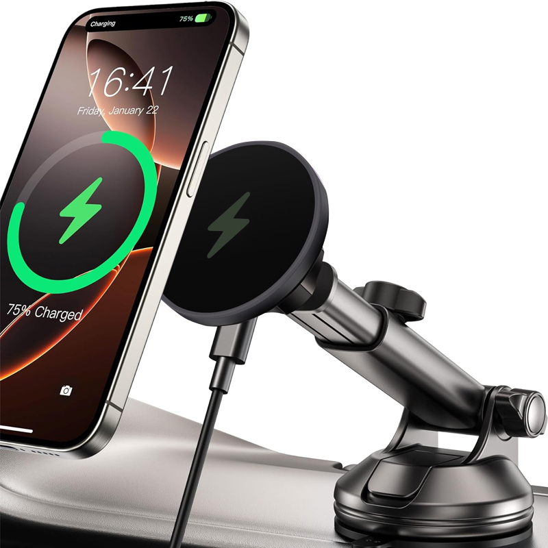 Phone Cooling Fan - UYUXIO 15W carga rápida parabrisas tablero