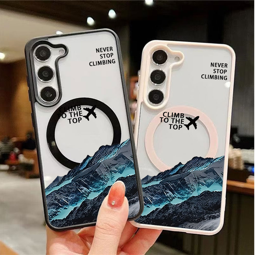 Magnetic Phone Case - Funda magnética con frases inspiradoras para