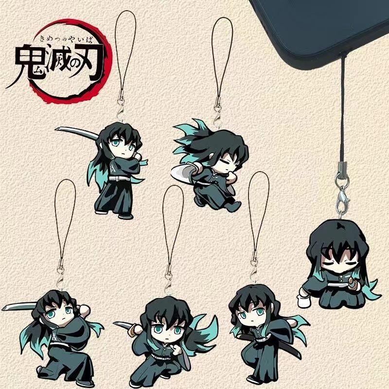 Phone Accessories Demon Slayer - Anime Demon Slayer Keychain Tokitoru Muichiro