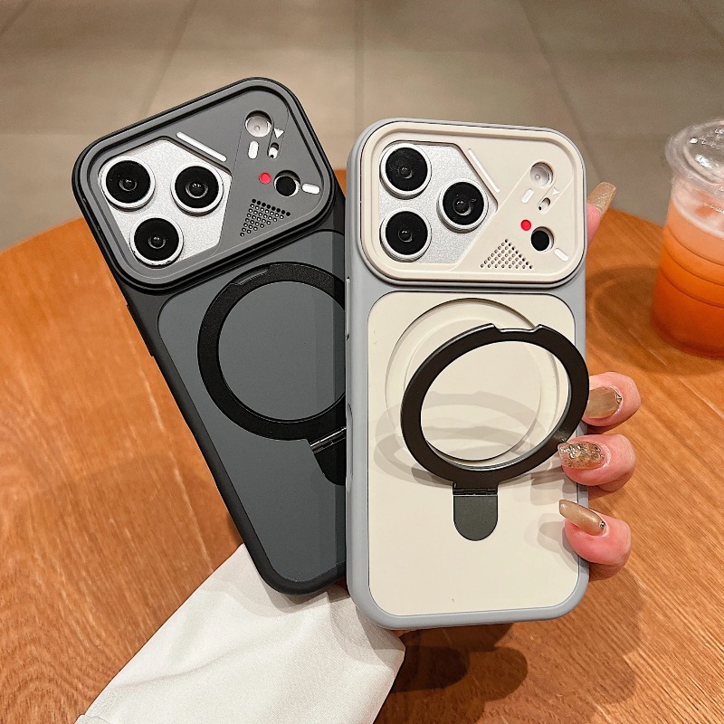 Phone Accessories Ring Holder - Funda Magnética de Lujo con Anillo