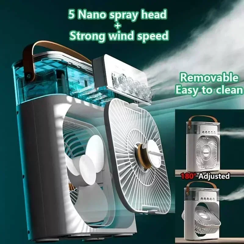 Mini aire acondicionado 3 en 1 - Phone Cooling Fan reseña y precio
