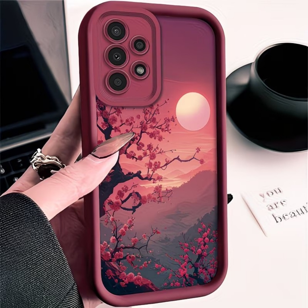 Funda Roja Anticaída Sunset Mo - Phone Accessories Red reseña y precio