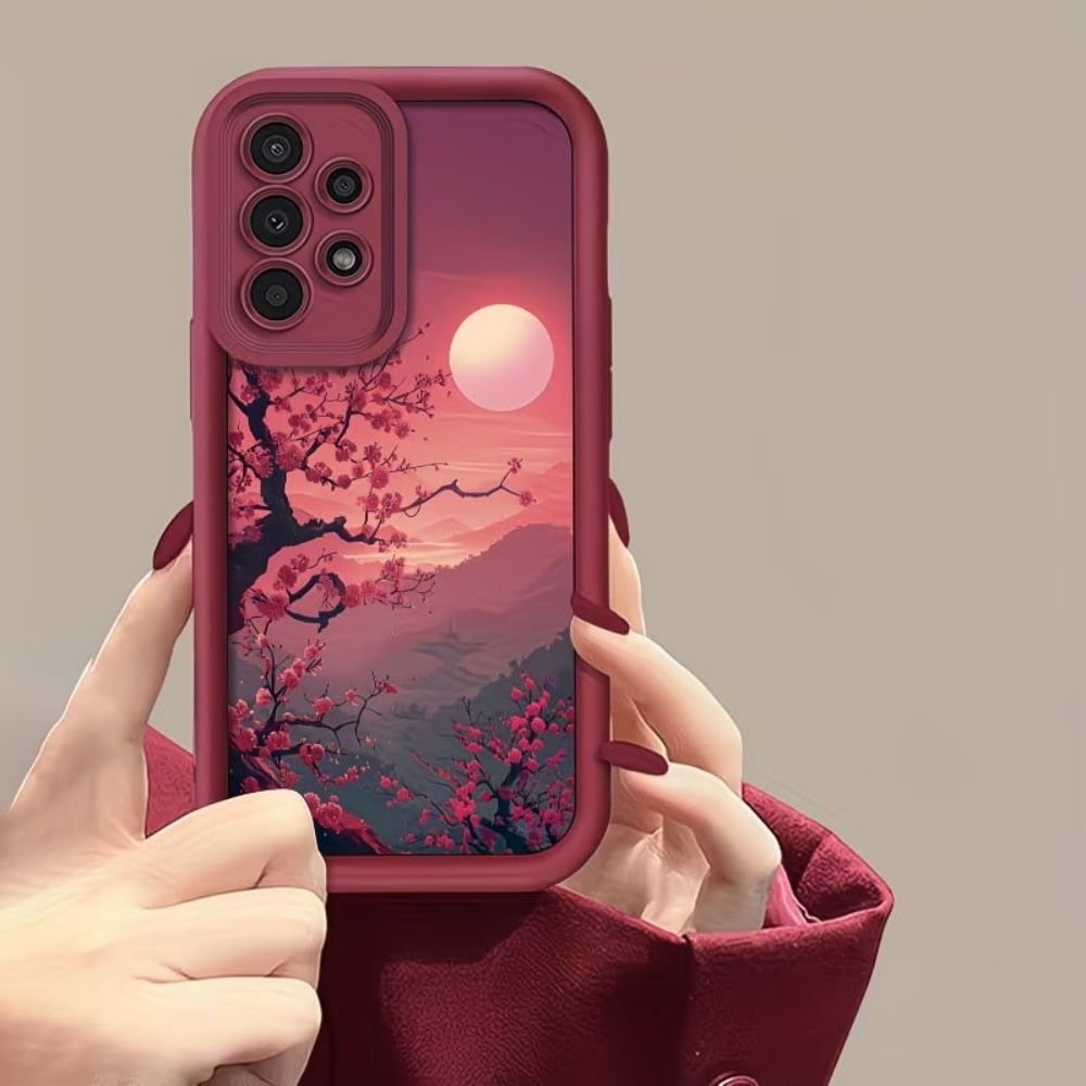 Funda Roja Anticaída Sunset Mo - Phone Accessories Red reseña y precio
