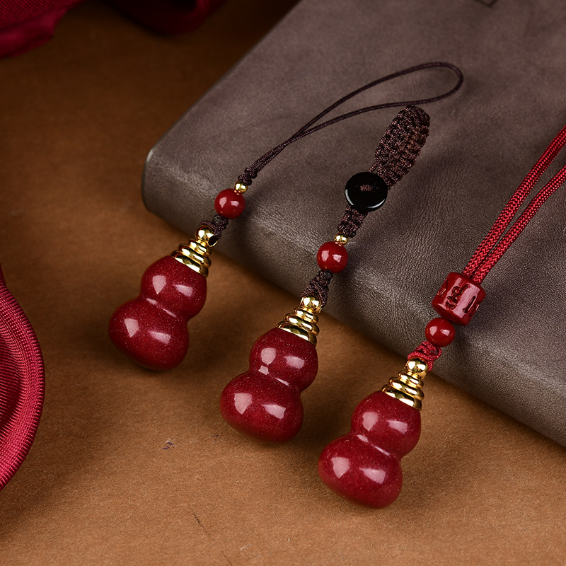 Colgante de calabaza de cinabr - Phone Accessories Red reseña y precio