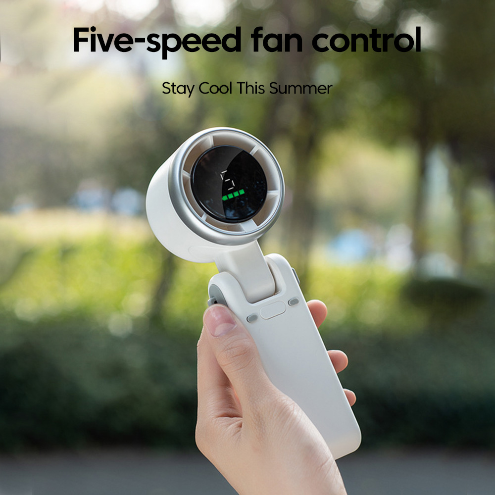 Mini ventilador portátil plega - Phone Cooling Fan reseña y precio