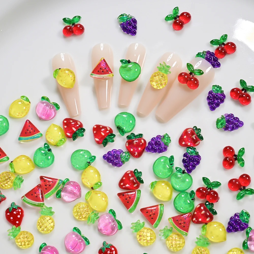 100 Piezas de Adornos de Uñas  - Phone Accessories Red reseña y precio