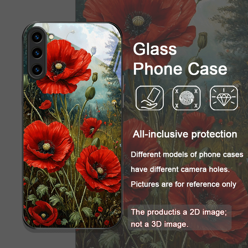 Funda de Teléfono de Vidrio Te - Phone Accessories Red reseña y precio