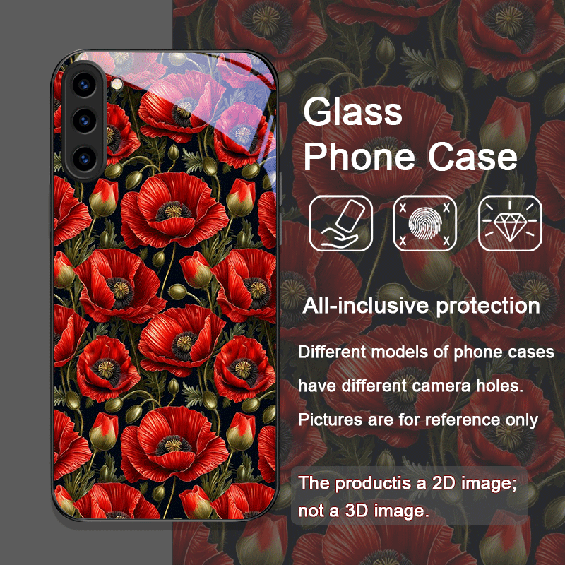 Funda de Teléfono de Vidrio Te - Phone Accessories Red reseña y precio