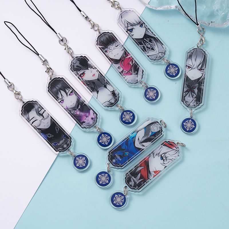 8 piezas Llavero de Anime Gens - Phone Accessories Keychain reseña y precio