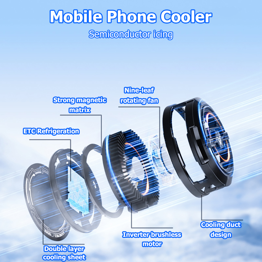 Ventilador de refrigeración po - Phone Cooling Fan reseña y precio
