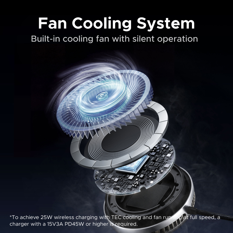 Cargador Inalámbrico Magnético - Phone Cooling Fan reseña y precio