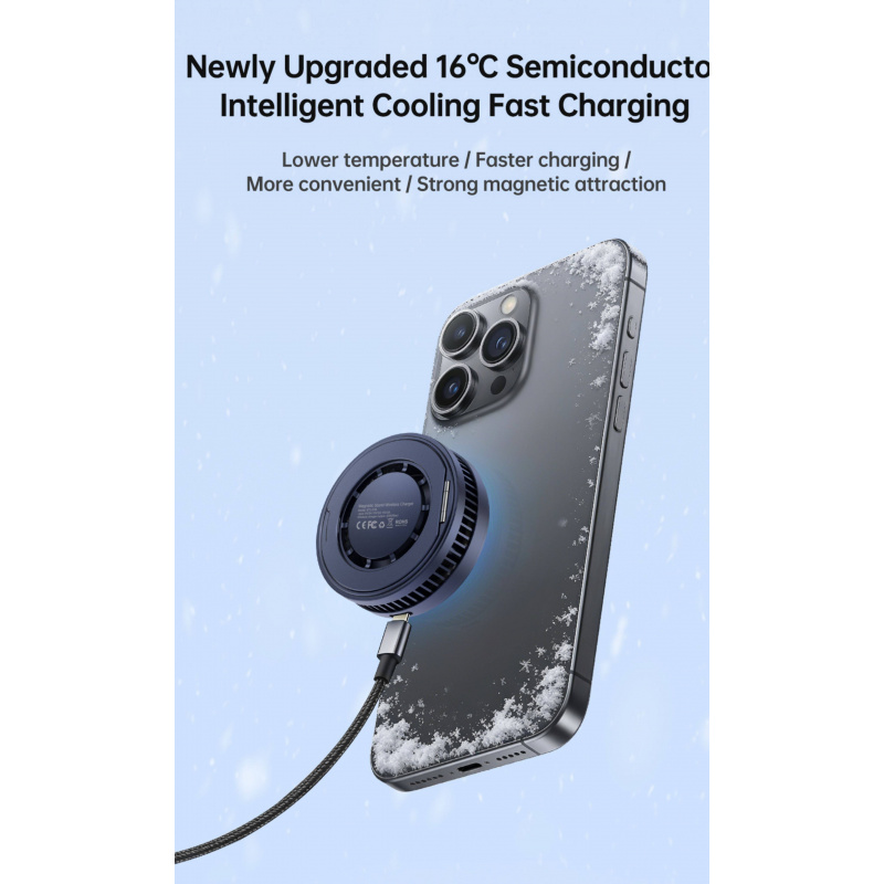 Cargador Inalámbrico Magnético - Phone Cooling Fan reseña y precio