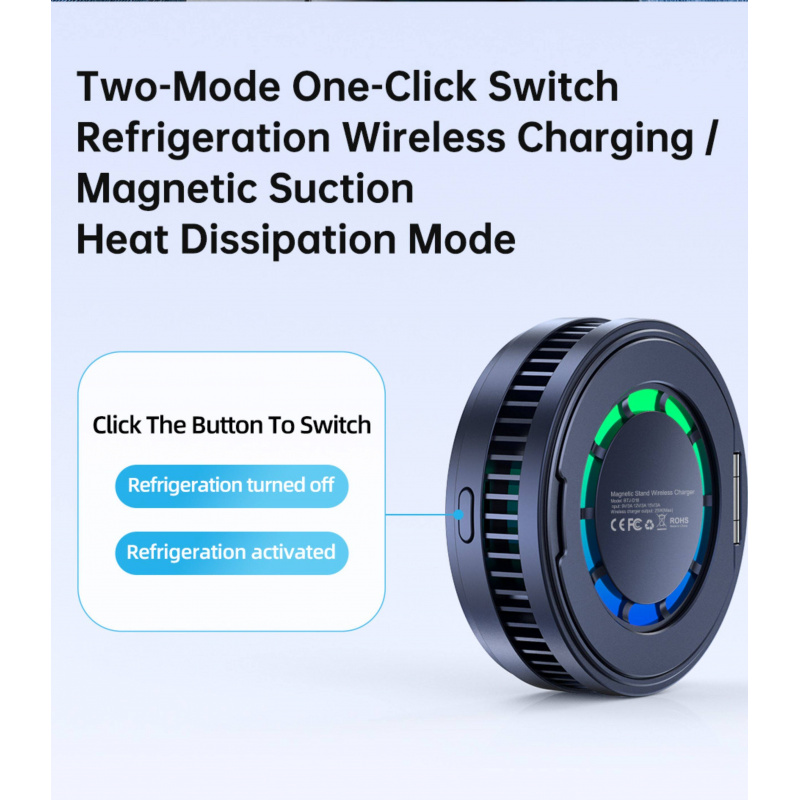 Cargador Inalámbrico Magnético - Phone Cooling Fan reseña y precio